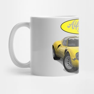 Alfa Romeo 33 stradale Yellow Mug